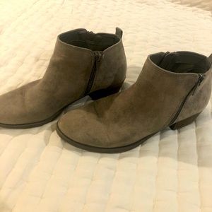 Suede booties